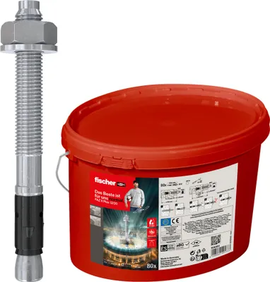 Produktbild von Fischer Bolzenanker FAZ II Plus 12/20 im Eimer (80 St) - 568860