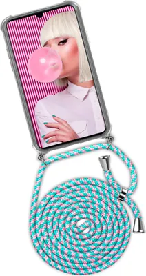 Produktbild von TWIST-Case + TWIST-Cord für Xiaomi Mi Note 10 / 10 Pro, Farbe:Bubblegum (Silber)