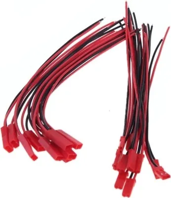 Image de 10 paires de connecteurs JST 200mm pour la partie batterie Lipo RC