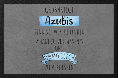 Produktbild von Großartige Azubis Sind Schwer Zu Finden Fußmatte  Danke Geschenk Hart Zu Vergessen