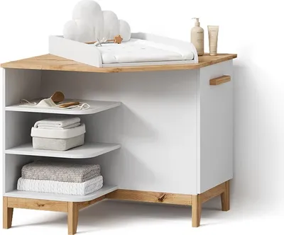 Immagine prodotto di Fasciatoio Livinity Mailo Bianco/Artisan con porta, Model 59783