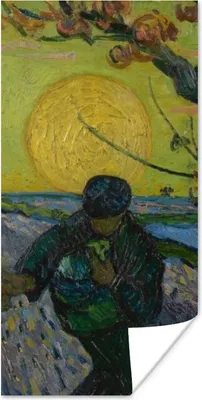 Produktbild von MuchoWow® Poster Der Sämann - Vincent van Gogh 60x120 cm - Wandschmuck