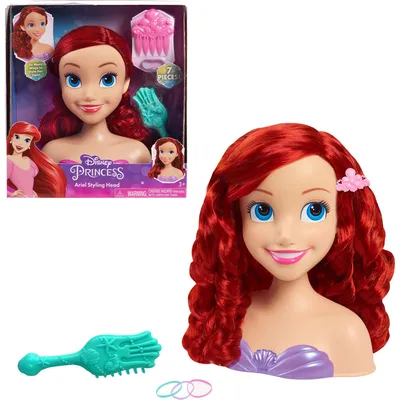 Produktbild von Just Play Disney Princess - Ariel Styling Head, Schmink- und