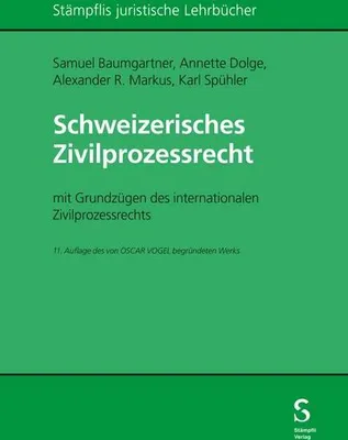 Produktbild von Schweizerisches Zivilprozessrecht