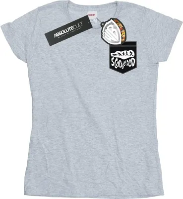 Produktbild von Scooby Doo - "Faux Pocket" T-Shirt für Damen BI38603 (XL) (Grau)