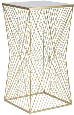 Produktbild von Mauro Ferretti Beistelltisch LINES Gold 50x50x100 cm