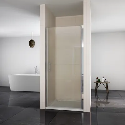 Produktbild von Sonni 86x195cm Nischentür, Drehtür, Duschkabine, rahmenlose Duschtür mit Nano-ESG-Glas.