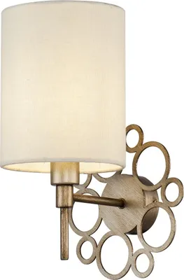 Produktbild von Maytoni Anna Wandleuchte H007WL-01G 1xE14, Gold Antik, aus Metall, exkl. Leuchtmittel