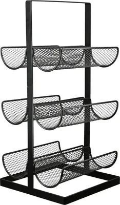 Zdjęcie produktu dla Gilde Weinregal, "Stock", Metall, schwarz, VE 2, L. 23 cm, B. 23 cm, H. 48 cm
