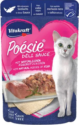 Produktbild von VITAKRAFT Poesie Delice blackfish - Nassfutter für Katzen - 85 g