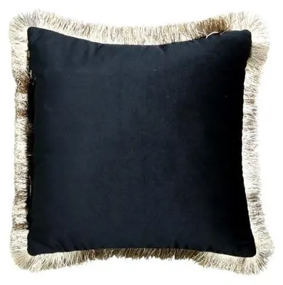 Produktbild von Mars & More kissen samt goldfransen schwarz 45x45cm*