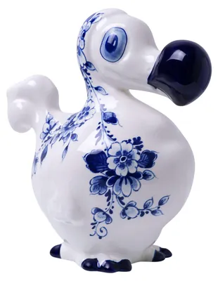 Image de Heinen Delfts Blauw – Décor "De Blauwe Dodo" – Céramique – 15 cm