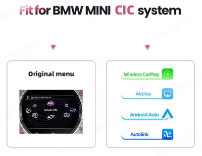 Immagine prodotto di Adattatore CarPlay wireless - Interfaccia Android Auto - Connettore multimediale per auto - Adattatore Bluetooth USB