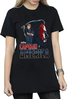 Produktbild von Avengers Infinity War - T-Shirt für Damen BI508 (L) (Schwarz)