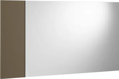 Produktbild von Spiegel Coriandolo, dekorativer Eingangsspiegel, Wandeinrichtungsgegenstand mit Seitenprofil, 100 %  Italy, 110 x 3 x 60 cm, Weiß und Braun