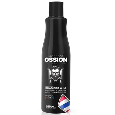 Produktbild von Morfose 2in1 Shampoo für Haar und Bart, 500ml
