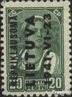 Produktbild von Briefmarken Litauen (Dt.Bes.2.WK.) 1941 Mi 5 postfrisch Nepriklausoma