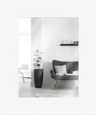Produktbild von MendeFrames Wandspiegel H225 Modern Weiß 70x70 cm