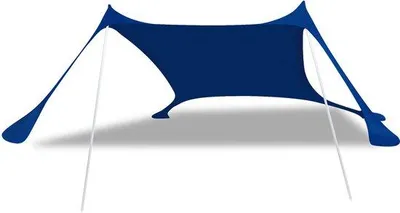 Obrázok produktu pre Veľký plážový slnečník veľkosti XL – 300 x 300 x 200 cm – pre 4–6 osôb – veľký, stabilný, na pláž, kempovanie a do záhrady