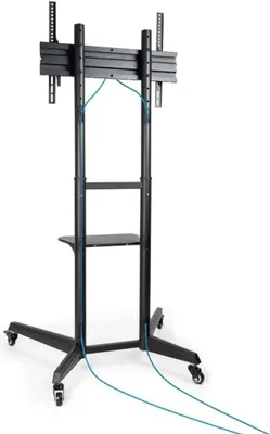 Immagine prodotto di TooQ RAMSÉS Supporto da pavimento con rotelle per schermi da 37" a 70", nero