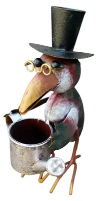 Produktbild von Rabe Gartenfigur mit Gießkanne Dekofigur 24cm