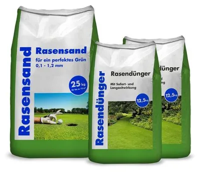 Zdjęcie produktu dla Piasek do trawników Hamann 25 kg + nawóz do trawników Hamann 25 kg