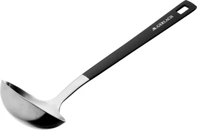 Image de Gerlach AMBIENTE louche en acier inoxydable - noir