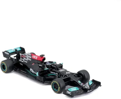 Produktbild von Bburago 18-38058 - Modellauto  - F1 Mercedes AMG W12 '21 Hamilton (Maßstab 1:43, mit Fahrer)