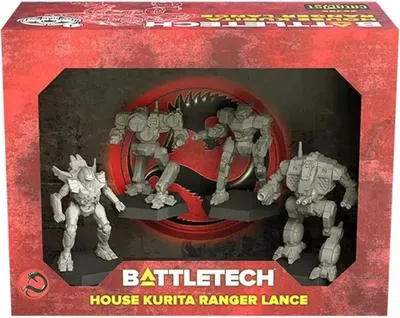 Produktbild von BattleTech House Kurita Ranger Lance Force Pack - Miniaturen-Spiel -Zubehör - ENG Edition