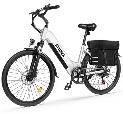 Immagine prodotto di ESKUTE C202 Bicicletta Elettrica 250W 48V17.5Ah 26"Accessori - Bianco