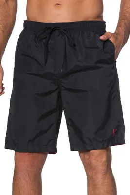 Productafbeelding van JP 1880 Heren zwemshorts, strandkleding, elastische tailleband, zwarte zwemshorts, maat 6XL