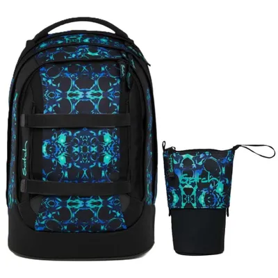 Produktbild von Satch Pack Caleido Blue Schulrucksack Set 2tlg.