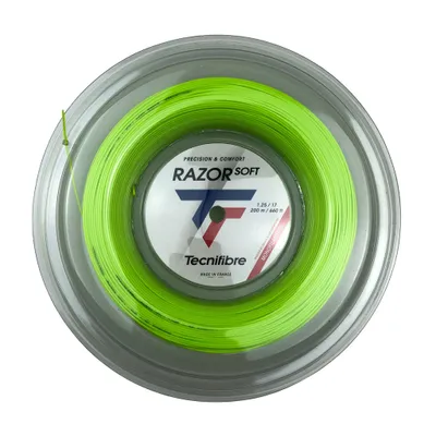 Immagine prodotto di Tecnifibre Bob 200m Razor Soft Single Tennis String Trasparente 1,25 mm Trasparente 1,25 mm