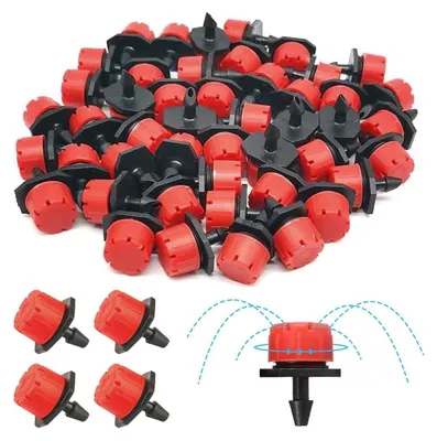 Produktbild von Tropfer Mikrotropfer Tropfköpfe - 100 Stück - 360 Grad drehbar - 4 mm und 7 mm
