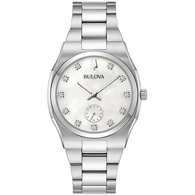 Productafbeelding van Nur Zeit Bulova Zilveren Collectie Surveyor Dameshorloge - voor dames