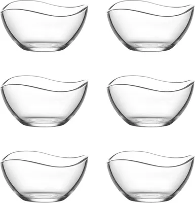Produktbild von LAV 6 tlg. Glasschalen 215 ml Vira Schalen Glasschale Dessertschale Vorspeise Glas Gläser