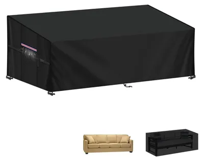 Image de Housse de protection pour banc de jardin, 3-4 places, imperméable, pour meubles de jardin