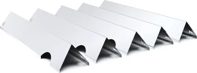 Produktbild von Edelstahl Brennerabdeckung passend für Weber Genesis 2 200er, 300er 2013-, Farbe:5 Leisten Glänzend Flame