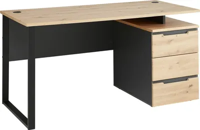 Produktbild von Schreibtisch MEMPHIS Artisan Eiche 150 x 73 cm mit Container