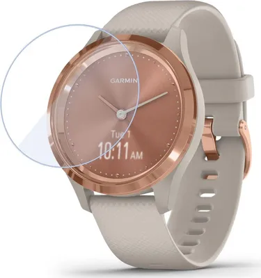 Produktbild von Strap-it Displayschutzfolie aus gehärtetem Glas - Kratzfeste und klare Displayschutzfolie - dauerhafter Schutz - geeignet für Garmin Vivomove 3