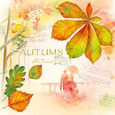 Produktbild von 20 Lunch-Servietten Autumn Greetings