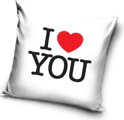 Zdjęcie produktu dla Poduszka dekoracyjna I Love You