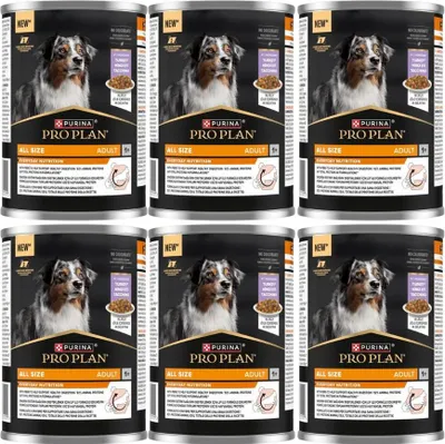 Obrázek produktu pro PURINA PRO PLAN ADULT Dog Krůtí maso v rosolu 6x400g