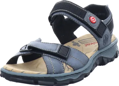 Image de Rieker FSK Damen Sandals Damen Sandale Sandalette Sommerschuhe blau 68851-14 : 40