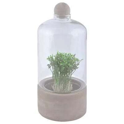 Obrázek produktu pro ESSCHERT DESIGN Miniskleník s poklopem, L