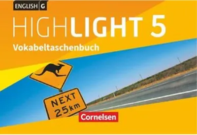 Obrázek produktu pro English G Highlight Band 5: 9. Schuljahr- Hauptschule - Vokabeltaschenbuch