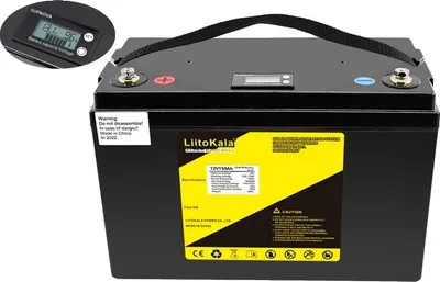 Obrázek produktu pro Baterie LiFePO4, vysoké vybíjecí proudy, dlouhá životnost, 12V 150Ah LCD displej