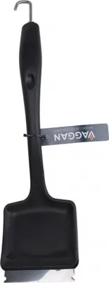 Image de Brosse pour barbecue Vaggan, acier inoxydable/polypropylène, 49 cm, noire