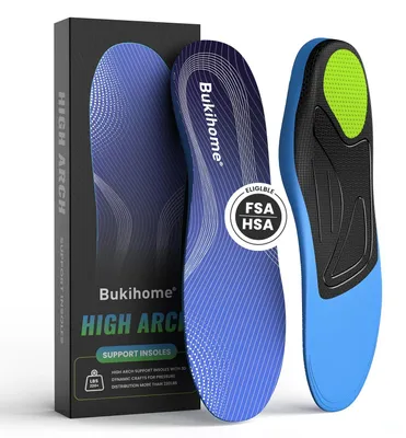 Produktbild von Orthopädische Einlegesohlen für Fersenschmerzen und Plattfuß, L