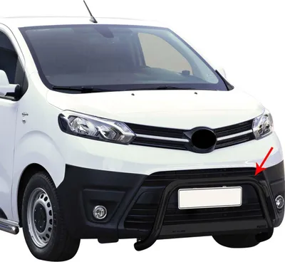 Immagine prodotto di Barra di protezione paraurti anteriore per Toyota Proace 2016-2019 ø63mm protezione nera